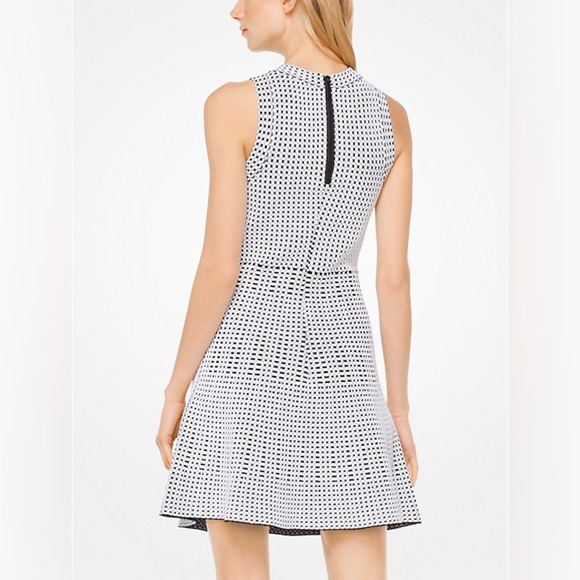 MICHAEL Michael Kors Black and White Textured Dress - Picture 2 of 15